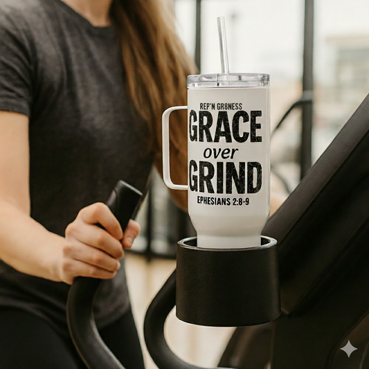 Grace over Grind Travel Mug