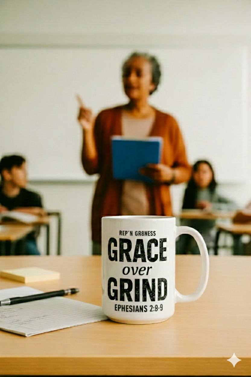 Grace over Grind Coffee Mug
