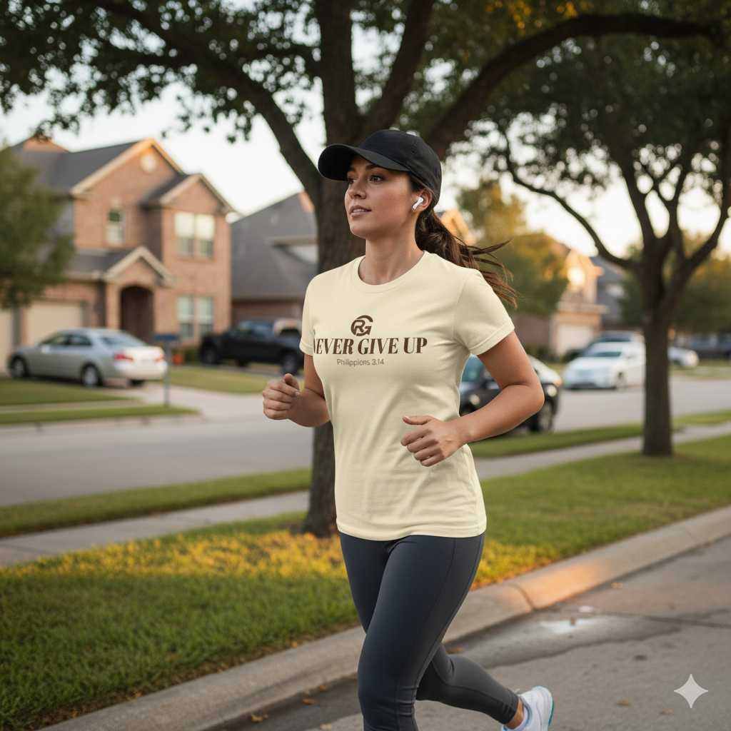 Never Give Up Unisex Tee