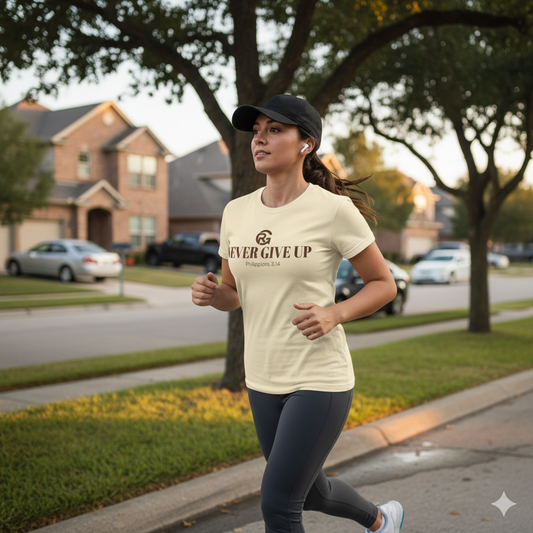 Never Give Up Unisex Tee